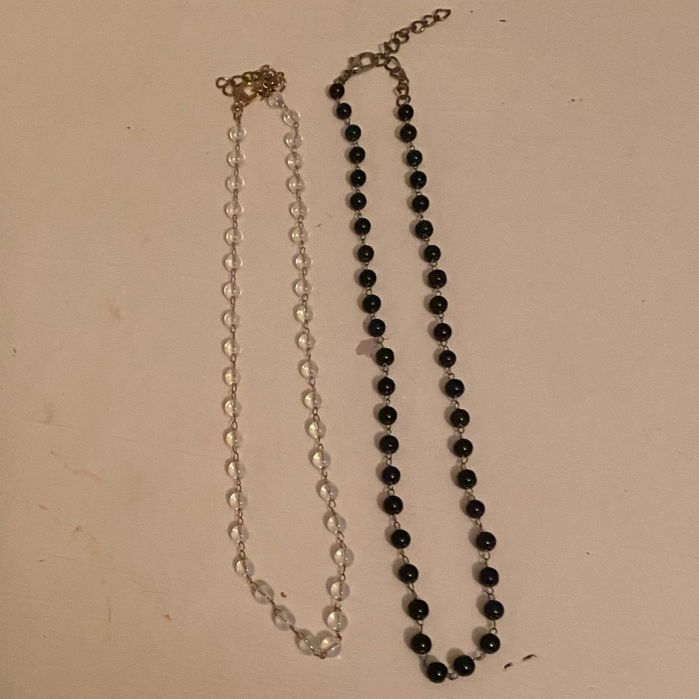 Beaded chocker duo